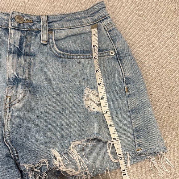 Forever 21 Denim Distressed Women Shorts - Picture 7 of 8